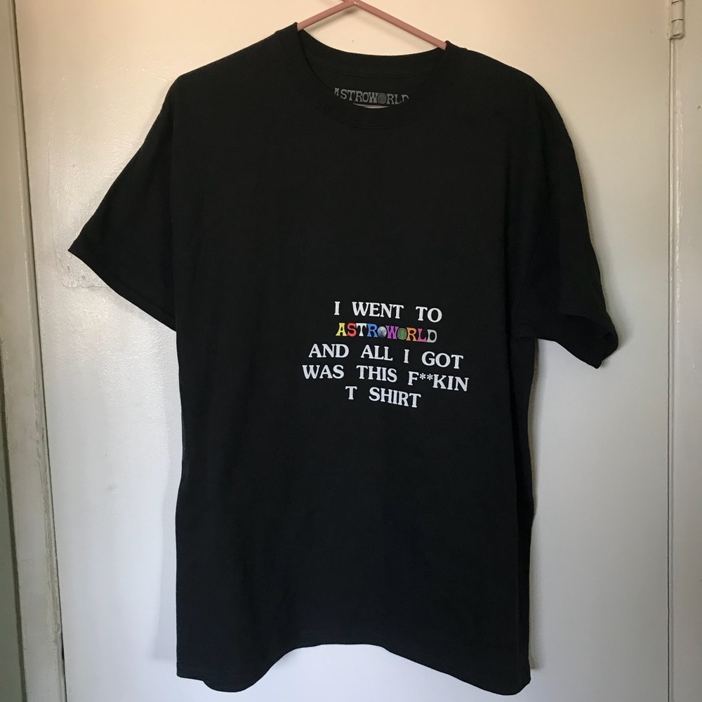Authentic Travis Scott AstroWorld Tour T Shirt